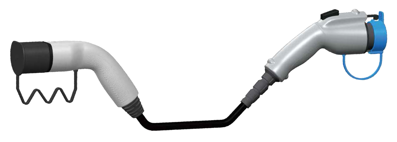 美規版_電動車雙槍頭充電槍展示版