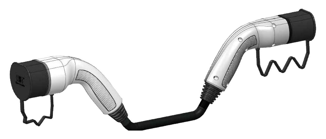 歐規版_電動車雙槍頭充電槍展示版